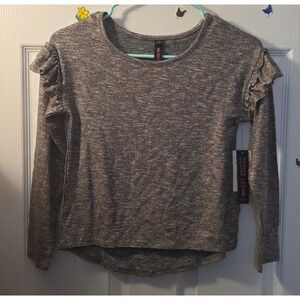 Design Lab Girls Shimmer Long Sleeve Top Size S New With Tags